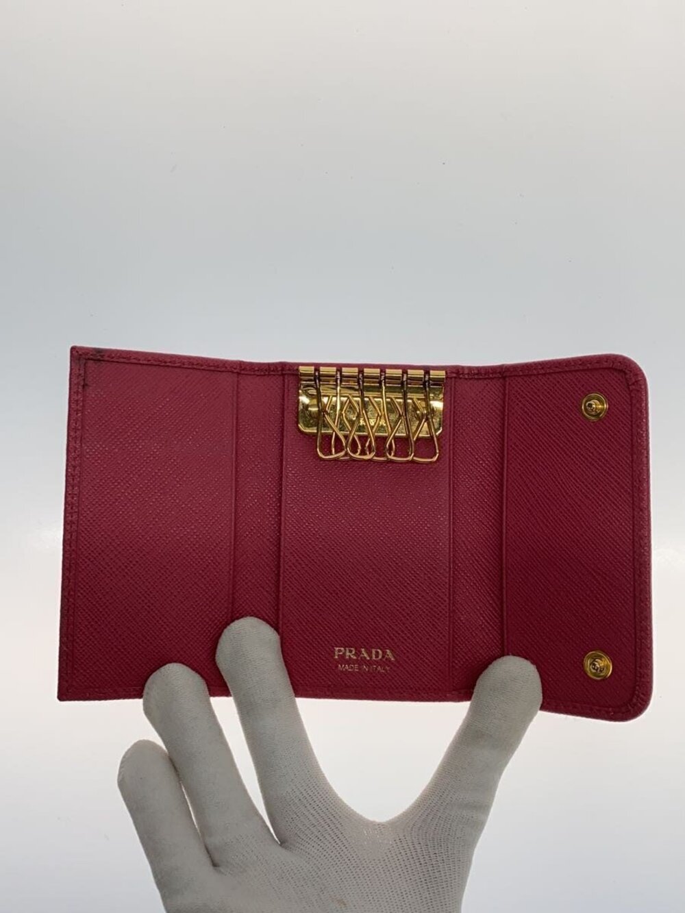 Prada Key Case Wallet Pink - Picture 4 of 8